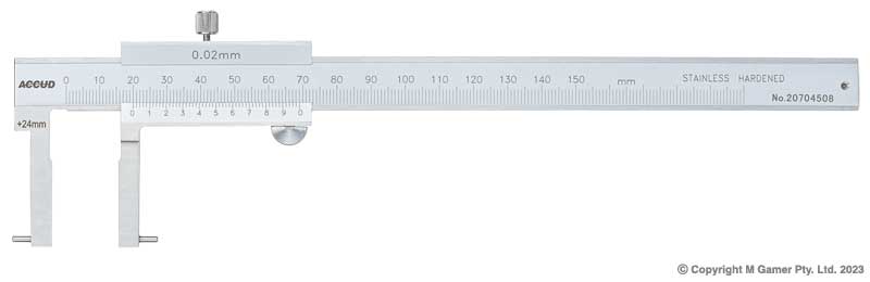 24-150mm Inside Point Vernier Caliper